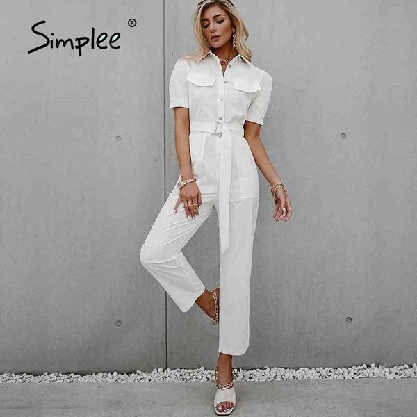 simplee white puff sleeve lace-up women jumpsuit fashion outfit high street solid summer jumpsuits casual button jumpsuit 210326, Black;white
simplee white puff sleeve lace-up women jumpsuit fashion outfit high street solid summer jumpsuits casual button jumpsuit 210326, Black;white