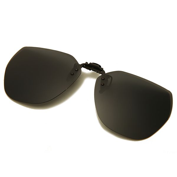women men clip on flip up polarized lens for glasses uv protection sunglasses driving night vision lens, White;black
women men clip on flip up polarized lens for glasses uv protection sunglasses driving night vision lens, White;black