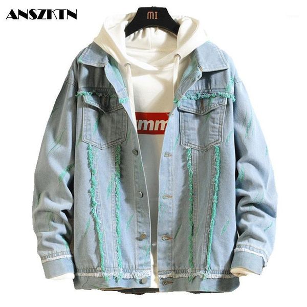men's jackets spring denim jacket men hip hop cowboy mens streetwear fashion ripped jean coats slim fit male clothing, Black;brown
men's jackets spring denim jacket men hip hop cowboy mens streetwear fashion ripped jean coats slim fit male clothing, Black;brown