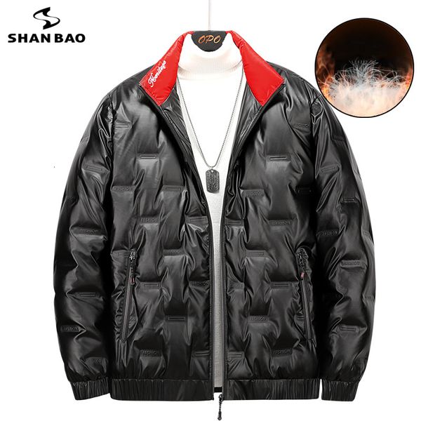 shan bao 2021 winter brand men's loose plus size down jacket classic glossy laminated fashion thick warm 7xl 8xl, Black
shan bao 2021 winter brand men's loose plus size down jacket classic glossy laminated fashion thick warm 7xl 8xl, Black