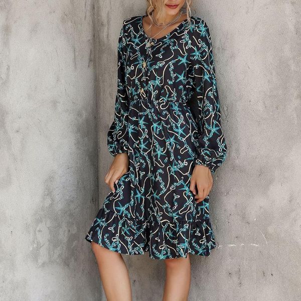 casual dresses ladies women's fashion loose print v-neck button long-sleeved mid dress women 2021 vintage party vestidos, Black;gray
casual dresses ladies women's fashion loose print v-neck button long-sleeved mid dress women 2021 vintage party vestidos, Black;gray
