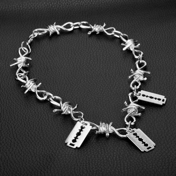 chains fashion punk rock blade necklace small wire brambles choker little thorns chain necklaces accessories, Silver
chains fashion punk rock blade necklace small wire brambles choker little thorns chain necklaces accessories, Silver