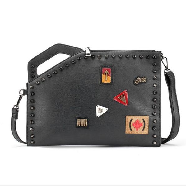 wholesale men bag cool decoration mens handbag personality rivet punk handbags casual leather fashion wrist bags
wholesale men bag cool decoration mens handbag personality rivet punk handbags casual leather fashion wrist bags