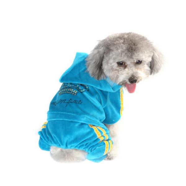 dog apparel velvet pet clothes sweatshirts rhinestone crown wear luxury animals jumpsuit for chihuahua yorkshire puppies supplies
dog apparel velvet pet clothes sweatshirts rhinestone crown wear luxury animals jumpsuit for chihuahua yorkshire puppies supplies