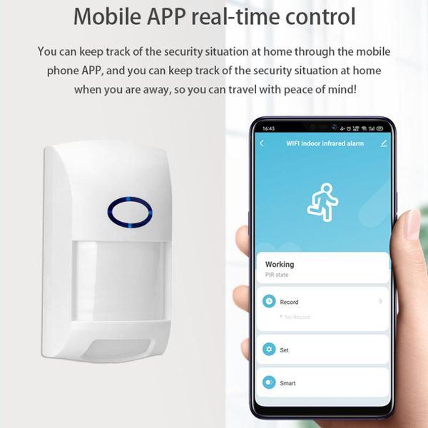 smart home control wireless human body infrared detector secret corner anti-theft security alarm compatible for system app
smart home control wireless human body infrared detector secret corner anti-theft security alarm compatible for system app