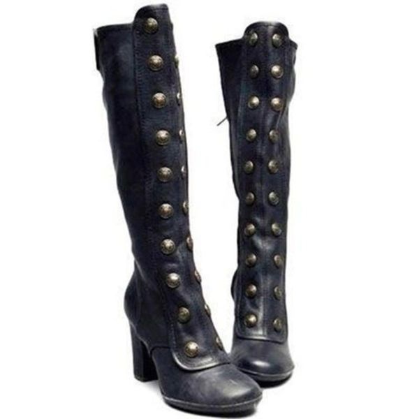 boots women's high knee-high pu leather platform heels 2021 autumn winter zip botas mujer, Black
boots women's high knee-high pu leather platform heels 2021 autumn winter zip botas mujer, Black