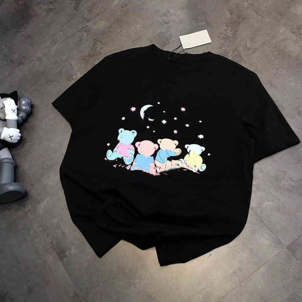 2022 factory wholesale new model spring and summer fashion starry print lovely age reduction leisure round neck pullover women's short, White
2022 factory wholesale new model spring and summer fashion starry print lovely age reduction leisure round neck pullover women's short, White