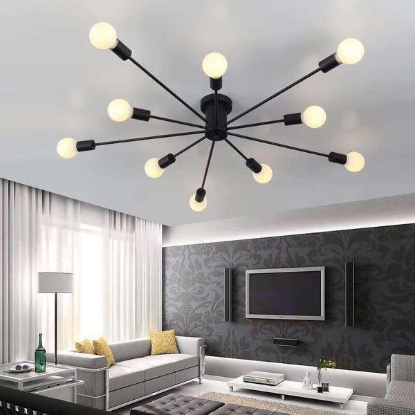 vintage metal star chandelier lighting black/white /gold 6/8/10 sockets retro spider light semi flush mount ceiling lamp chandeliers
vintage metal star chandelier lighting black/white /gold 6/8/10 sockets retro spider light semi flush mount ceiling lamp chandeliers