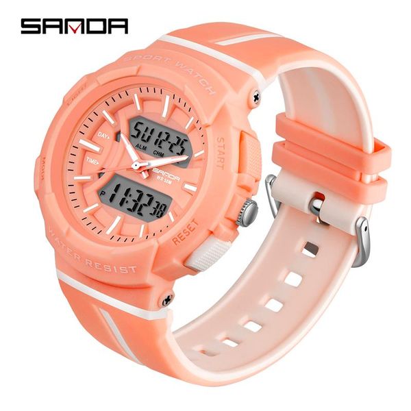 wristwatches sanda fashion women watches electronic sport watch ladies led digital wristwatch female clock waterproof relogios masculino 300, Slivery;brown
wristwatches sanda fashion women watches electronic sport watch ladies led digital wristwatch female clock waterproof relogios masculino 300, Slivery;brown