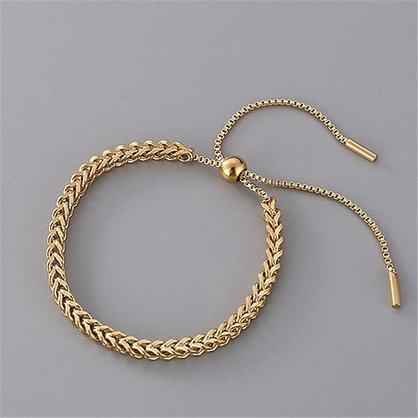 link, chain high-end pull woven titanium steel bracelet ins niche design jewelry girl cold wind, Black
link, chain high-end pull woven titanium steel bracelet ins niche design jewelry girl cold wind, Black