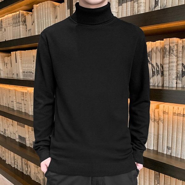 men's sweaters split size large autumn winter high neck long sleeve sweater slim fit pullover knitted bottomed shirt with top, White;black
men's sweaters split size large autumn winter high neck long sleeve sweater slim fit pullover knitted bottomed shirt with top, White;black