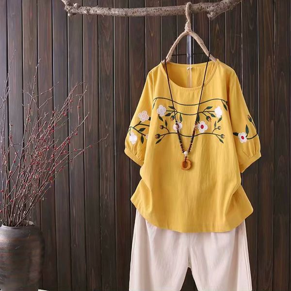 ladies chinese loose embroidery retro vintage shirt ethnic cotton blouse and women chinese style clothing women 10019, Red
ladies chinese loose embroidery retro vintage shirt ethnic cotton blouse and women chinese style clothing women 10019, Red