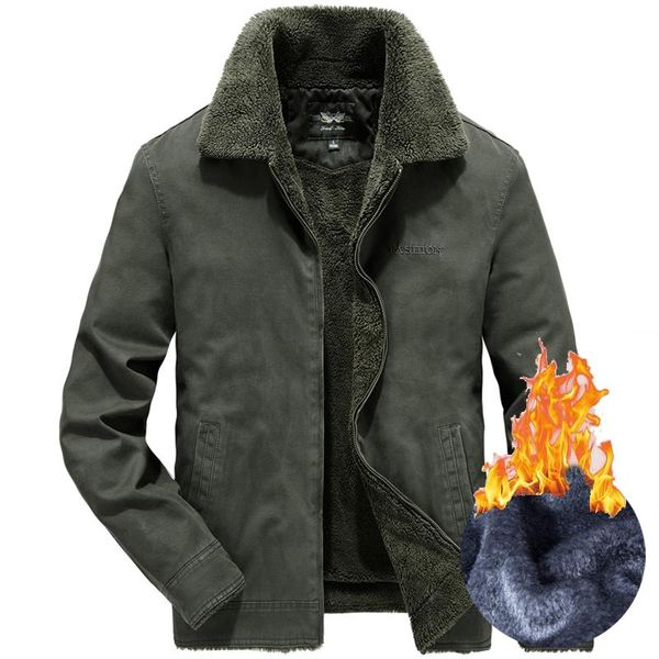 men's jackets winter jacket men cotton warm fleece parka coat casual lamb fur collar mens streetwear windproof brand clothing, Black;brown
men's jackets winter jacket men cotton warm fleece parka coat casual lamb fur collar mens streetwear windproof brand clothing, Black;brown