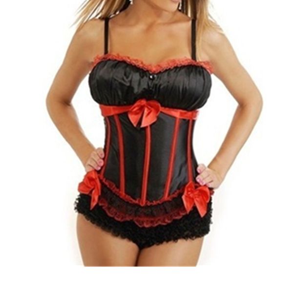 woman bustiers new design women fashion corsets bustiers renaissance satin lace corset top, Black;white
woman bustiers new design women fashion corsets bustiers renaissance satin lace corset top, Black;white