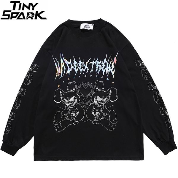 hip hop monster printed oversize t shirt streetwear harajuku cotton t-shirt men spring long sleeve tshirt black tees 210329, White;black
hip hop monster printed oversize t shirt streetwear harajuku cotton t-shirt men spring long sleeve tshirt black tees 210329, White;black