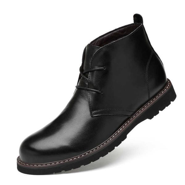 autumn and winter men's leather boots layer cowhide large size high gang boots men's martin 36-48, Black
autumn and winter men's leather boots layer cowhide large size high gang boots men's martin 36-48, Black