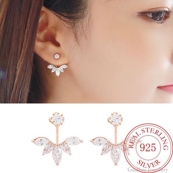 back-mounted earrings zircon charm ear stud for women girl jewelry gift 925 sterling silver luxury female, Golden;silver
back-mounted earrings zircon charm ear stud for women girl jewelry gift 925 sterling silver luxury female, Golden;silver