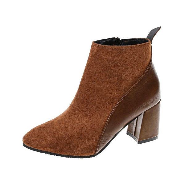 boots autumn and winter women's solid color european style shoes suede ankle thicken plus size 35-44, Black
boots autumn and winter women's solid color european style shoes suede ankle thicken plus size 35-44, Black