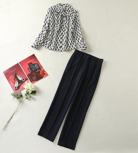 women's two piece pants sj11167 fashion sets 2022 runway luxury european design party style clothing, White
women's two piece pants sj11167 fashion sets 2022 runway luxury european design party style clothing, White