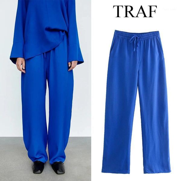 women's pants & capris women's za clothing chic fashion side pockets wide leg vintage high elastic waist casual loose female trous, Black;white
women's pants & capris women's za clothing chic fashion side pockets wide leg vintage high elastic waist casual loose female trous, Black;white