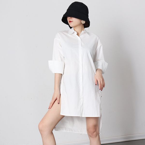 hoodie white side split shirt for women lapel long sleeve casual loose basic shirts female fashion clothing spring, Black
hoodie white side split shirt for women lapel long sleeve casual loose basic shirts female fashion clothing spring, Black