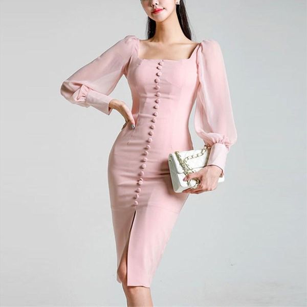 casual dresses elegant party dress long sleeve square collar pink lace slim pencil bodycon formal autumn spring, Black;gray
casual dresses elegant party dress long sleeve square collar pink lace slim pencil bodycon formal autumn spring, Black;gray
