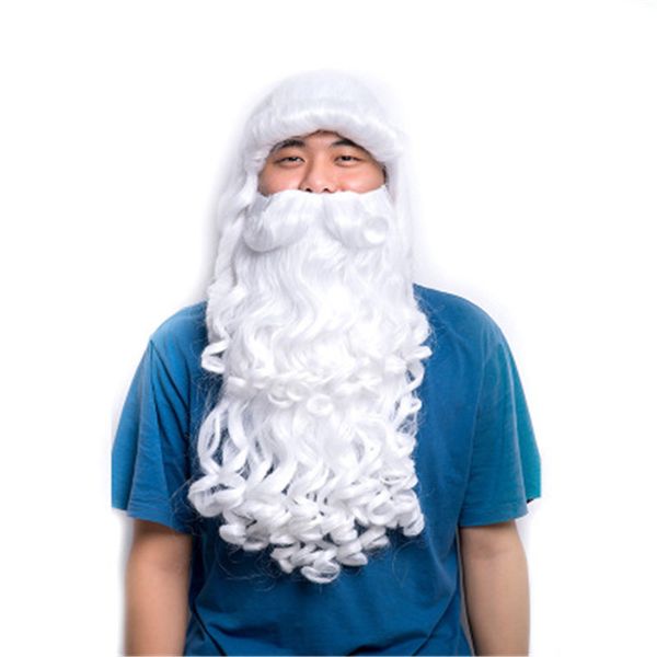 santa claus beard wig long white wavy set fancy hairpiece xmas cosplay costume wigs christmas festival gifts, Black
santa claus beard wig long white wavy set fancy hairpiece xmas cosplay costume wigs christmas festival gifts, Black