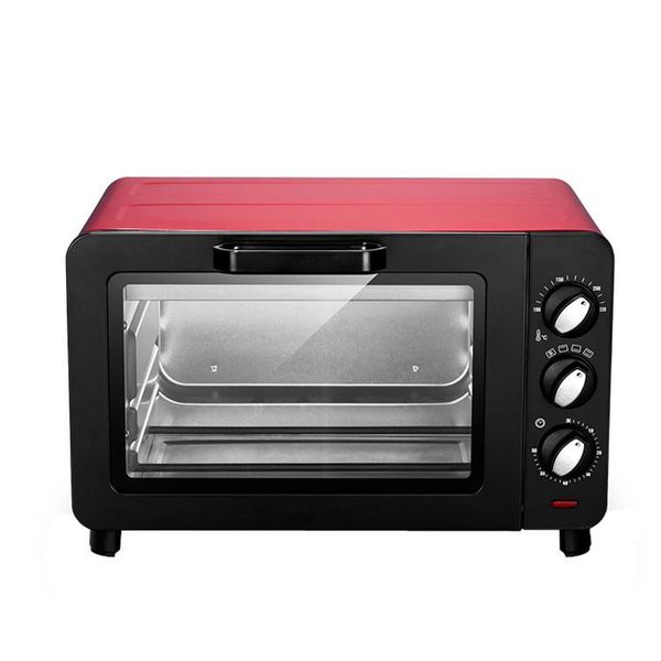 small household multifunction electric oven cake baking machine mini pizza temperature control function knob ovens