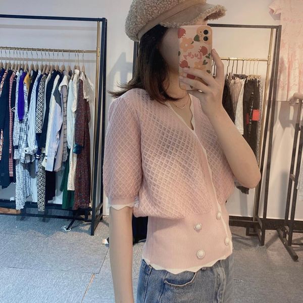 women's sweaters wool knitted sweater women cute thin ice silk cardigan pullovers shirt short sleeve t-shirt girl kawaii casual fashion, White;black
women's sweaters wool knitted sweater women cute thin ice silk cardigan pullovers shirt short sleeve t-shirt girl kawaii casual fashion, White;black
