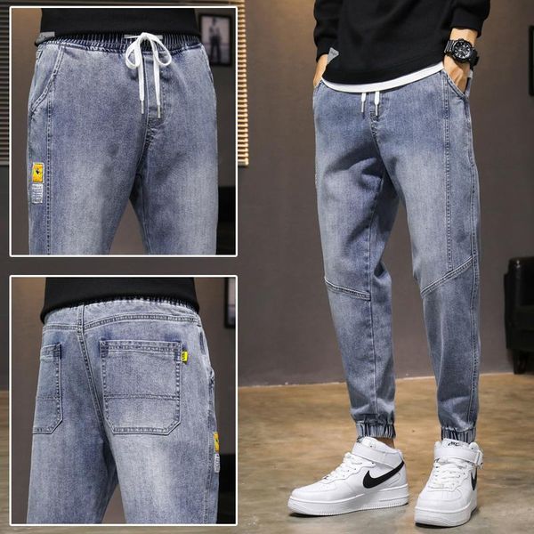 men's jeans 2021 fashion stretch elastic band pants trousers regular feet harlan fashionable, Blue
men's jeans 2021 fashion stretch elastic band pants trousers regular feet harlan fashionable, Blue