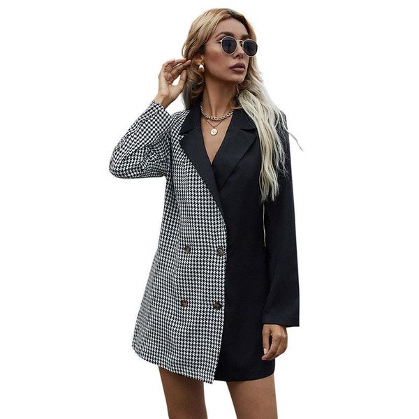 women's suits & blazers women suit jacket spring autumn swallow gird double-breasted patchwork long sleeve slim elegant office lady bla, White;black
women's suits & blazers women suit jacket spring autumn swallow gird double-breasted patchwork long sleeve slim elegant office lady bla, White;black