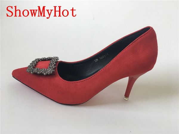 showmy shoes woman high heel red black pumps heels women luxury rhinestones wedding party birde dress
showmy shoes woman high heel red black pumps heels women luxury rhinestones wedding party birde dress