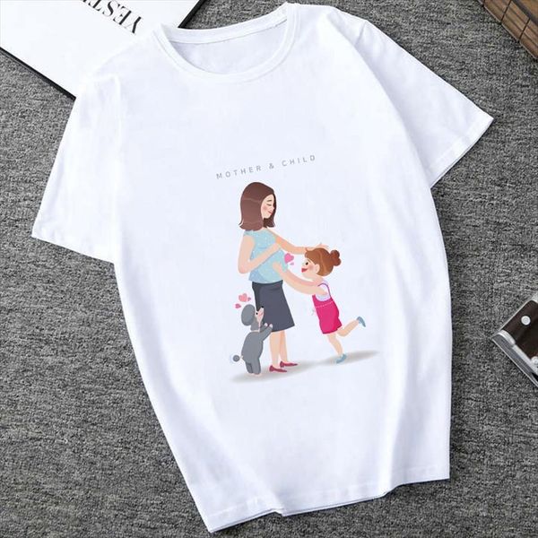 harajuku kawaii mother child printed women t shirts white clothing thin section short sleeve femme
harajuku kawaii mother child printed women t shirts white clothing thin section short sleeve femme