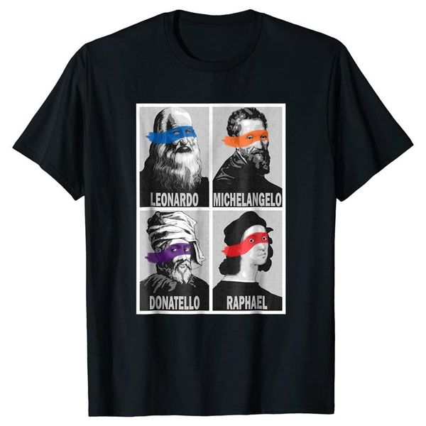 men's t-shirts 2021 cotton t-shirt summer promotion renaissance ninja artists poster style art printed casual street o-neck, White;black
men's t-shirts 2021 cotton t-shirt summer promotion renaissance ninja artists poster style art printed casual street o-neck, White;black