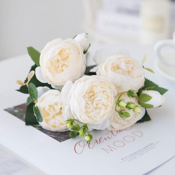 1pcs 30cm rose pink silk peony artificial flowers bouquet for valentines day gifts diy home wedding party decoration fake flower
1pcs 30cm rose pink silk peony artificial flowers bouquet for valentines day gifts diy home wedding party decoration fake flower