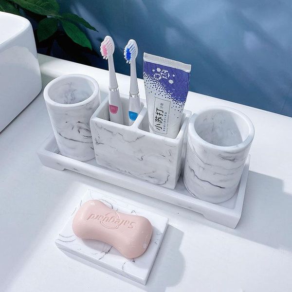 bath accessory set luxury marble striped soap dispenser gargle cup nordic bathroom washroom tray accessories toothbrush holder resin wash
bath accessory set luxury marble striped soap dispenser gargle cup nordic bathroom washroom tray accessories toothbrush holder resin wash