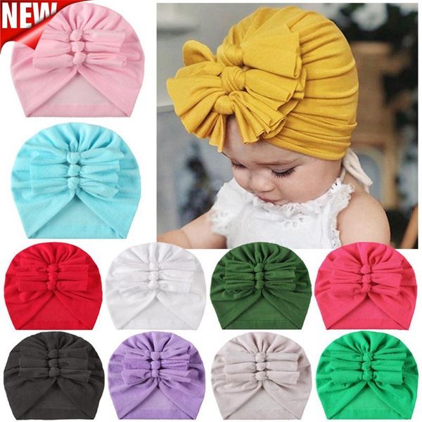 children bowknot kids bow cap baby hat born girls clothes accessories infant turban solid hooded caps & hats, Yellow 
children bowknot kids bow cap baby hat born girls clothes accessories infant turban solid hooded caps & hats, Yellow