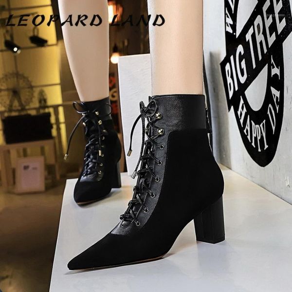 boots leopard land fashion trendy chunky heel suede pointed toe lace-up nightclub cross strap ankle ds-1988-8, Black
boots leopard land fashion trendy chunky heel suede pointed toe lace-up nightclub cross strap ankle ds-1988-8, Black