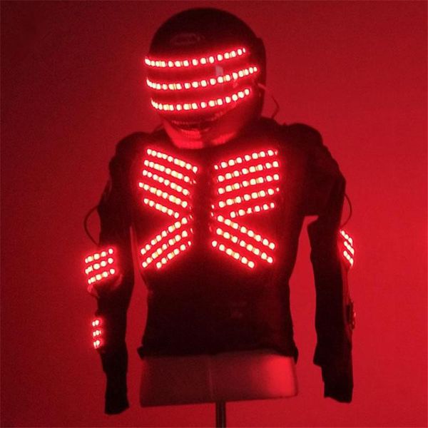 party decoration re28 tron led costumes rgb colorful light hemlet stage singer wears robot men suit luminous armor outfits disco show clothi
party decoration re28 tron led costumes rgb colorful light hemlet stage singer wears robot men suit luminous armor outfits disco show clothi