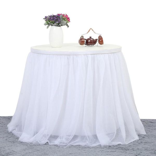 tulle table skirt 3-layer chiffon lining wedding decoration tableware for birthday valentine's day party
tulle table skirt 3-layer chiffon lining wedding decoration tableware for birthday valentine's day party
