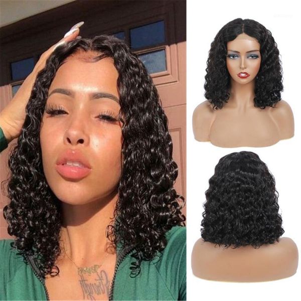 brazilian deep wave lace frontal wig remy pre-plucked curly closure wigs wet and wavy short bob human hair wigs1, Black;brown
brazilian deep wave lace frontal wig remy pre-plucked curly closure wigs wet and wavy short bob human hair wigs1, Black;brown