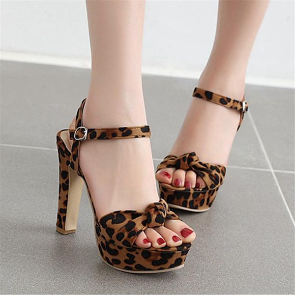fashion female summer sandals leopard platform high heel women 2021 office party dress shoes woman, Black
fashion female summer sandals leopard platform high heel women 2021 office party dress shoes woman, Black