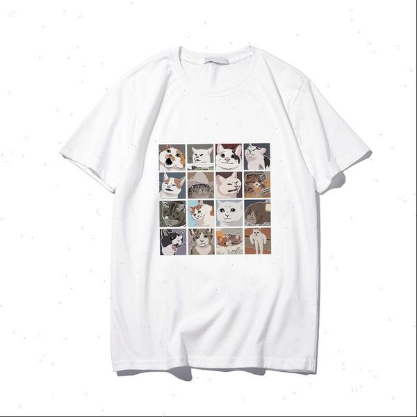 cat women t shirts print short sleeve femme summer chemise vegan tshirts harajuku 90s funny shirt vintage clothes, White
cat women t shirts print short sleeve femme summer chemise vegan tshirts harajuku 90s funny shirt vintage clothes, White