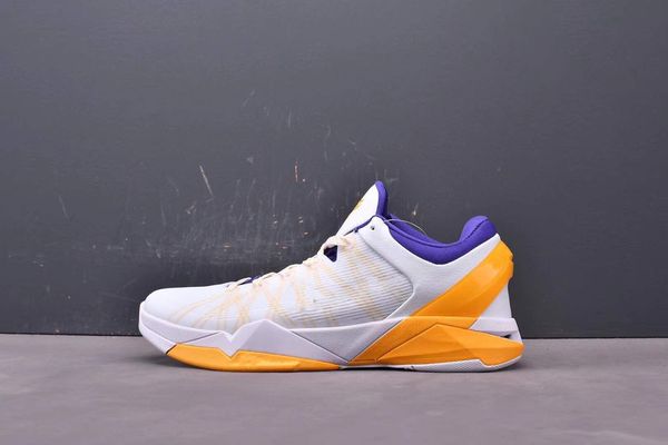 black mamba vii 7 system lakers home basketball shoes white yellow purple men sport shoe with box
black mamba vii 7 system lakers home basketball shoes white yellow purple men sport shoe with box
