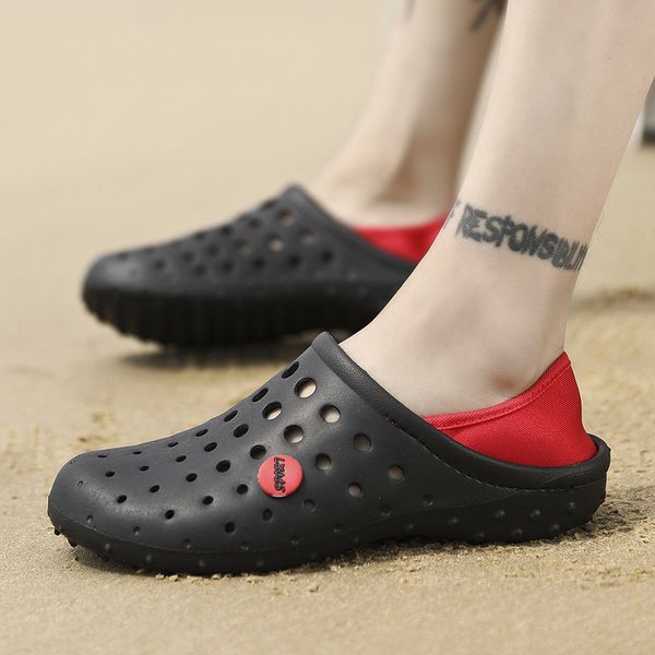outdoor beach sandals summer quick dry antiskid amphibious walking hole men's wading fishing shoes, Black
outdoor beach sandals summer quick dry antiskid amphibious walking hole men's wading fishing shoes, Black