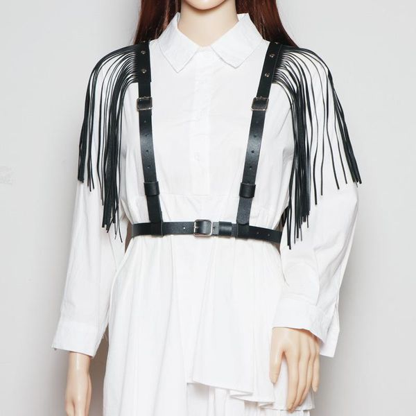 belts 2022 trend women men gothic handmade pu leather tassel harness body bondage waist straps punk rock stylish accessories, Black;brown
belts 2022 trend women men gothic handmade pu leather tassel harness body bondage waist straps punk rock stylish accessories, Black;brown