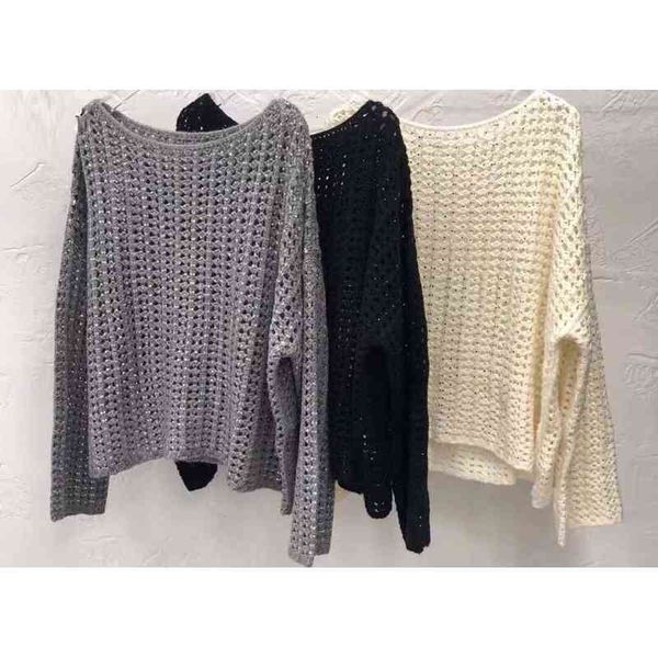 knits autumn winter sweaters women slash neck lurex yarn knitting long sleeve grey black apricot casual jumpers, White
knits autumn winter sweaters women slash neck lurex yarn knitting long sleeve grey black apricot casual jumpers, White
