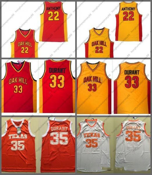 ncaa basketball oak hill 22 anthony jerseys yellow red color 33 kevin durant texas longhorns college stitched jersey breathable for sport, Black;red
ncaa basketball oak hill 22 anthony jerseys yellow red color 33 kevin durant texas longhorns college stitched jersey breathable for sport, Black;red
