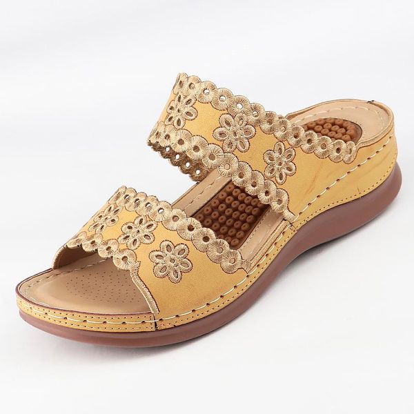 women's sandals 2021 summer wedges for women embroider retro shoes big size 36-43 massage, Black
women's sandals 2021 summer wedges for women embroider retro shoes big size 36-43 massage, Black