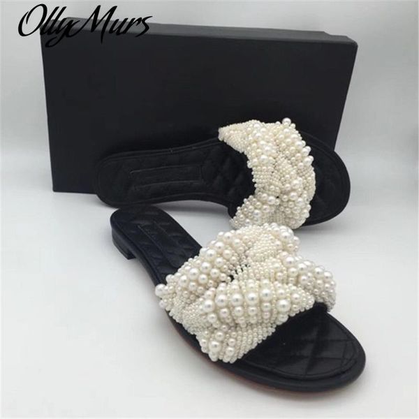 ollymurs women slippers sweet pearl ladies shoes new summer inside house slippers designed women shoes, Black
ollymurs women slippers sweet pearl ladies shoes new summer inside house slippers designed women shoes, Black